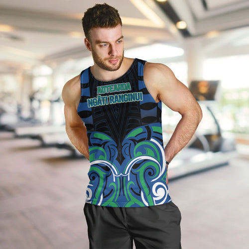 Custom Aotearoa Ngati Ranginui Men Tank Top New Zealand Traditional Maori Pattern