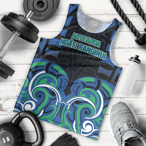 Custom Aotearoa Ngati Ranginui Men Tank Top New Zealand Traditional Maori Pattern