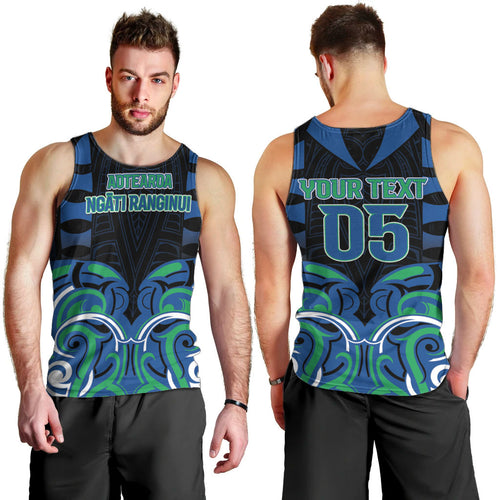 Custom Aotearoa Ngati Ranginui Men Tank Top New Zealand Traditional Maori Pattern