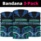 Aotearoa Ngati Ranginui Neck Gaiter New Zealand Traditional Maori Pattern