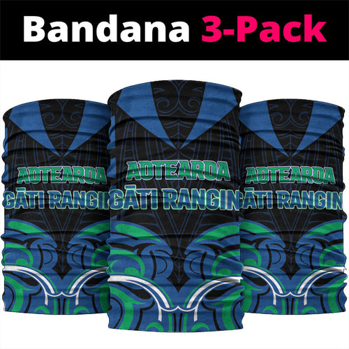 Aotearoa Ngati Ranginui Neck Gaiter New Zealand Traditional Maori Pattern