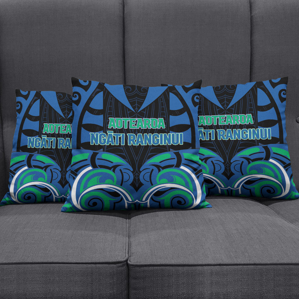 Aotearoa Ngati Ranginui Pillow Cover New Zealand Traditional Maori Pattern