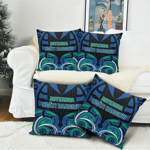 Aotearoa Ngati Ranginui Pillow Cover New Zealand Traditional Maori Pattern