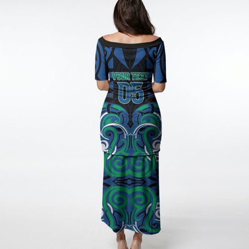 Custom Aotearoa Ngati Ranginui Puletasi New Zealand Traditional Maori Pattern