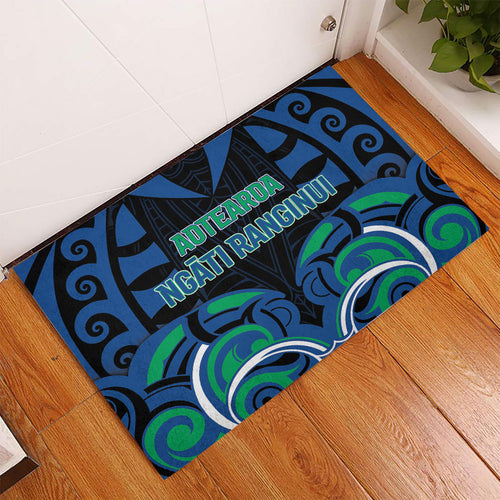 Aotearoa Ngati Ranginui Rubber Doormat New Zealand Traditional Maori Pattern