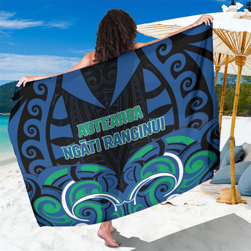 Aotearoa Ngati Ranginui Sarong New Zealand Traditional Maori Pattern