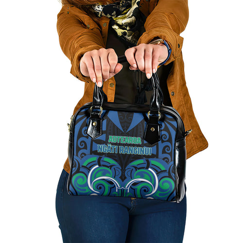 Aotearoa Ngati Ranginui Shoulder Handbag New Zealand Traditional Maori Pattern