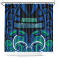Aotearoa Ngati Ranginui Shower Curtain New Zealand Traditional Maori Pattern