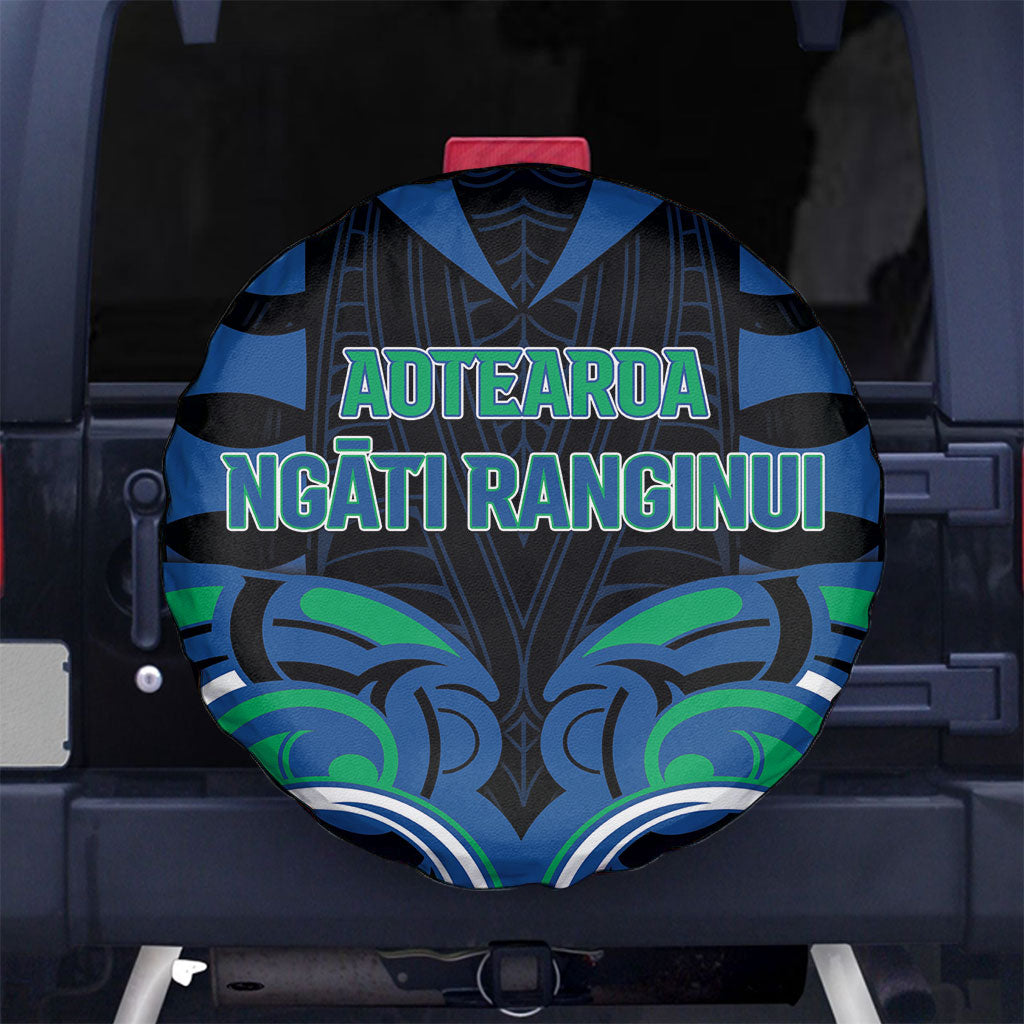 Aotearoa Ngati Ranginui Spare Tire Cover New Zealand Traditional Maori Pattern