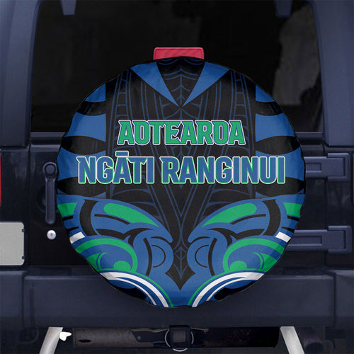 Aotearoa Ngati Ranginui Spare Tire Cover New Zealand Traditional Maori Pattern