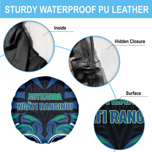 Aotearoa Ngati Ranginui Spare Tire Cover New Zealand Traditional Maori Pattern