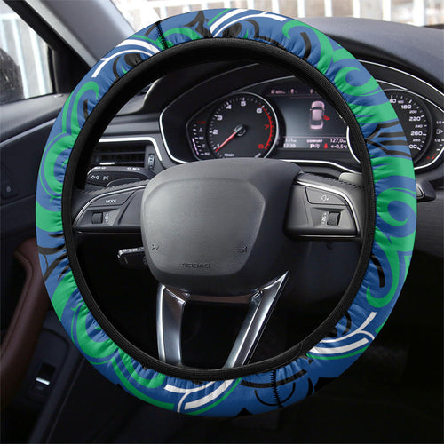 Aotearoa Ngati Ranginui Steering Wheel Cover New Zealand Traditional Maori Pattern