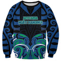 Custom Aotearoa Ngati Ranginui Sweatshirt New Zealand Traditional Maori Pattern