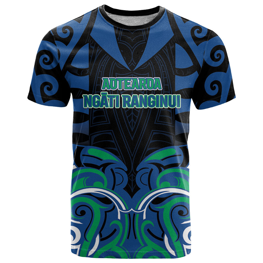 Custom Aotearoa Ngati Ranginui T Shirt New Zealand Traditional Maori Pattern