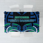 Aotearoa Ngati Ranginui Tablecloth New Zealand Traditional Maori Pattern