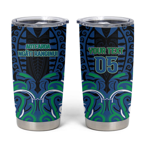 Custom Aotearoa Ngati Ranginui Tumbler Cup New Zealand Traditional Maori Pattern