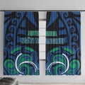 Aotearoa Ngati Ranginui Window Curtain New Zealand Traditional Maori Pattern