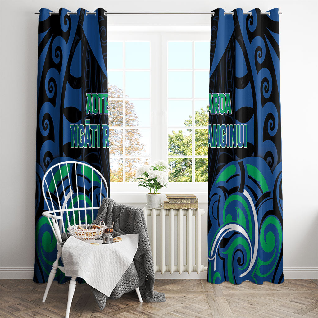 Aotearoa Ngati Ranginui Window Curtain New Zealand Traditional Maori Pattern