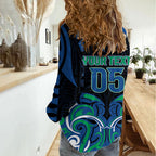 Custom Aotearoa Ngati Ranginui Women Casual Shirt New Zealand Traditional Maori Pattern