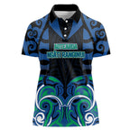 Custom Aotearoa Ngati Ranginui Women Polo Shirt New Zealand Traditional Maori Pattern