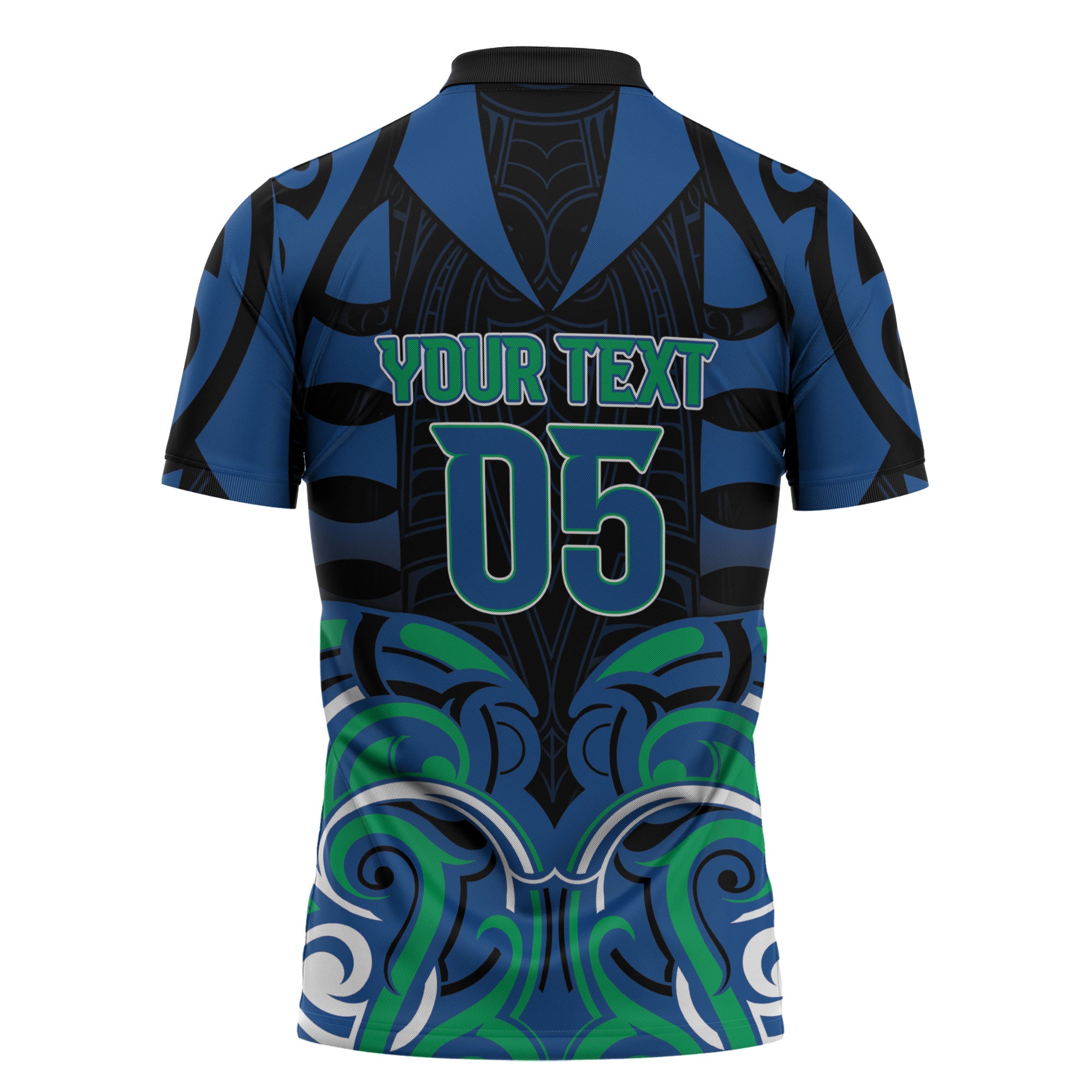 Custom Aotearoa Ngati Ranginui Zipper Polo Shirt New Zealand Traditional Maori Pattern