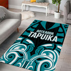 Aotearoa Tapuika Area Rug New Zealand Traditional Maori Pattern