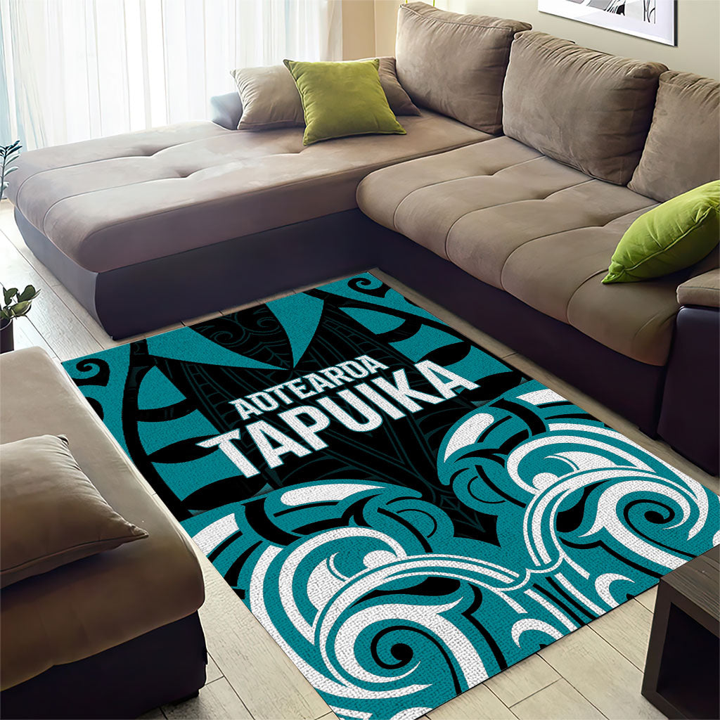 Aotearoa Tapuika Area Rug New Zealand Traditional Maori Pattern