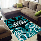 Aotearoa Tapuika Area Rug New Zealand Traditional Maori Pattern