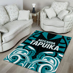 Aotearoa Tapuika Area Rug New Zealand Traditional Maori Pattern