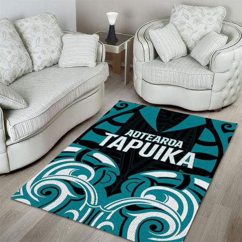 Aotearoa Tapuika Area Rug New Zealand Traditional Maori Pattern