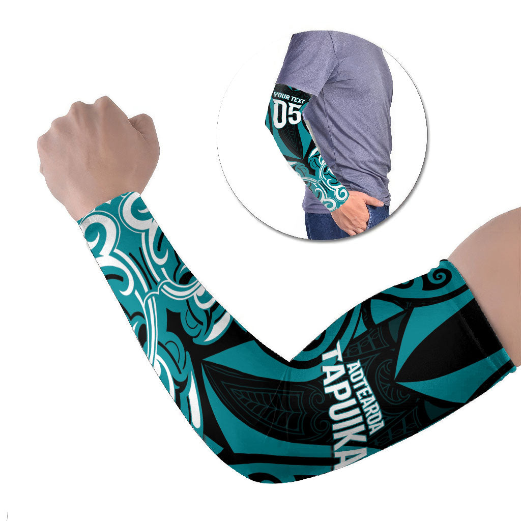 Custom Aotearoa Tapuika Arm Sleeves New Zealand Traditional Maori Pattern