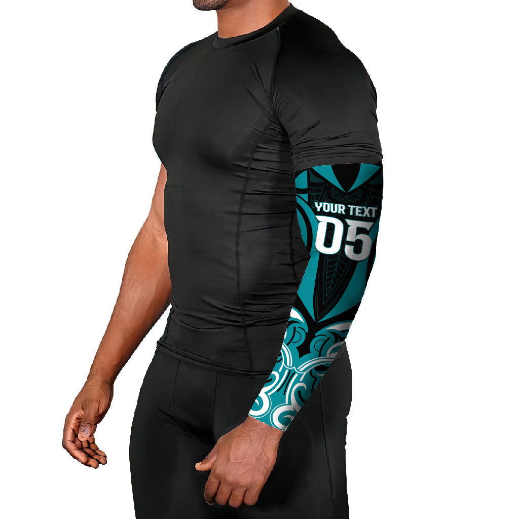 Custom Aotearoa Tapuika Arm Sleeves New Zealand Traditional Maori Pattern