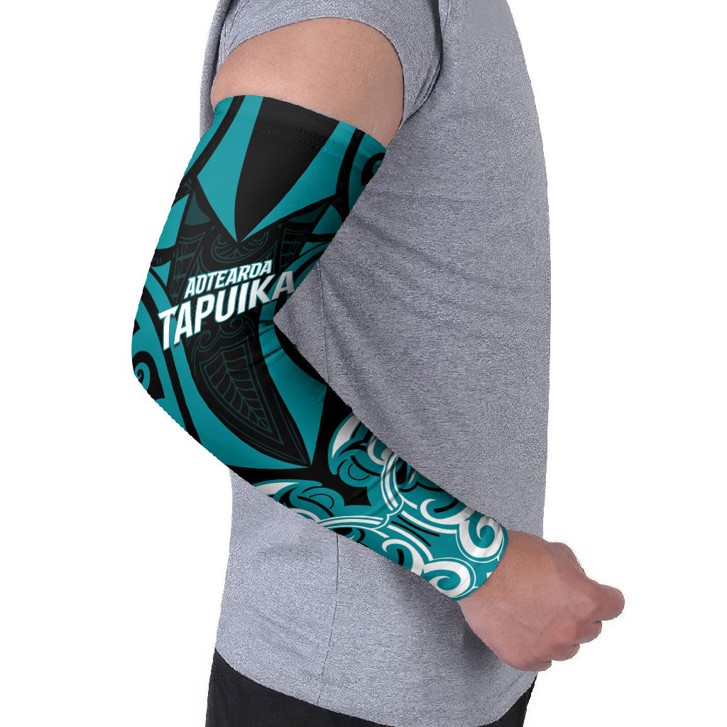 Custom Aotearoa Tapuika Arm Sleeves New Zealand Traditional Maori Pattern