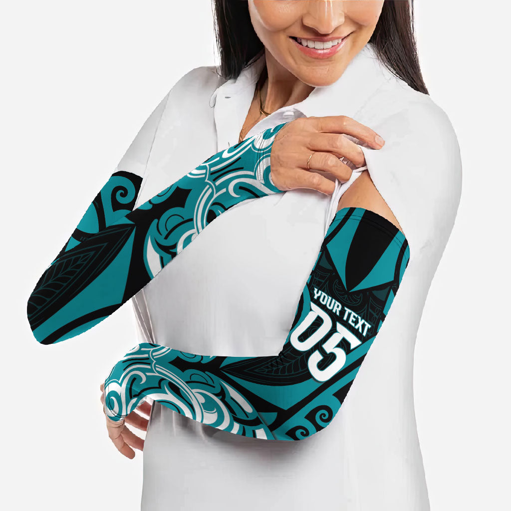 Custom Aotearoa Tapuika Arm Sleeves New Zealand Traditional Maori Pattern