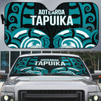 Aotearoa Tapuika Auto Sun Shade New Zealand Traditional Maori Pattern