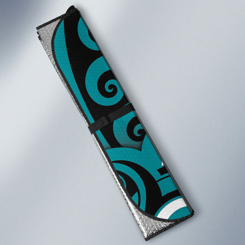 Aotearoa Tapuika Auto Sun Shade New Zealand Traditional Maori Pattern