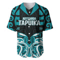 Custom Aotearoa Tapuika Baseball Jersey New Zealand Traditional Maori Pattern