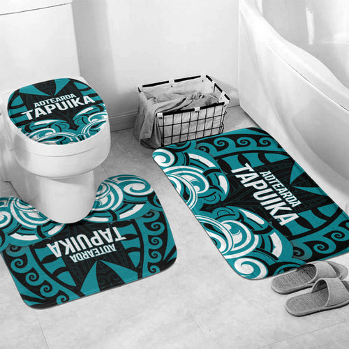 Aotearoa Tapuika Bathroom Set New Zealand Traditional Maori Pattern