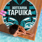 Aotearoa Tapuika Beach Blanket New Zealand Traditional Maori Pattern