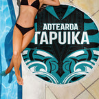 Aotearoa Tapuika Beach Blanket New Zealand Traditional Maori Pattern
