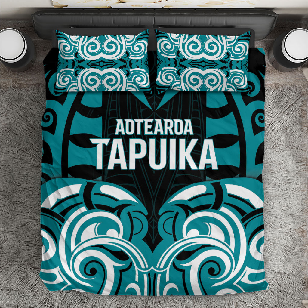 Aotearoa Tapuika Bedding Set New Zealand Traditional Maori Pattern