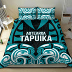 Aotearoa Tapuika Bedding Set New Zealand Traditional Maori Pattern