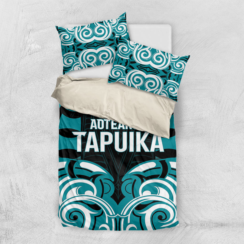 Aotearoa Tapuika Bedding Set New Zealand Traditional Maori Pattern