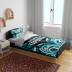 Aotearoa Tapuika Bedding Set New Zealand Traditional Maori Pattern