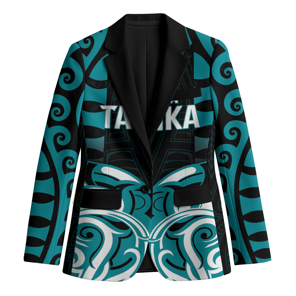 Custom Aotearoa Tapuika Blazer New Zealand Traditional Maori Pattern