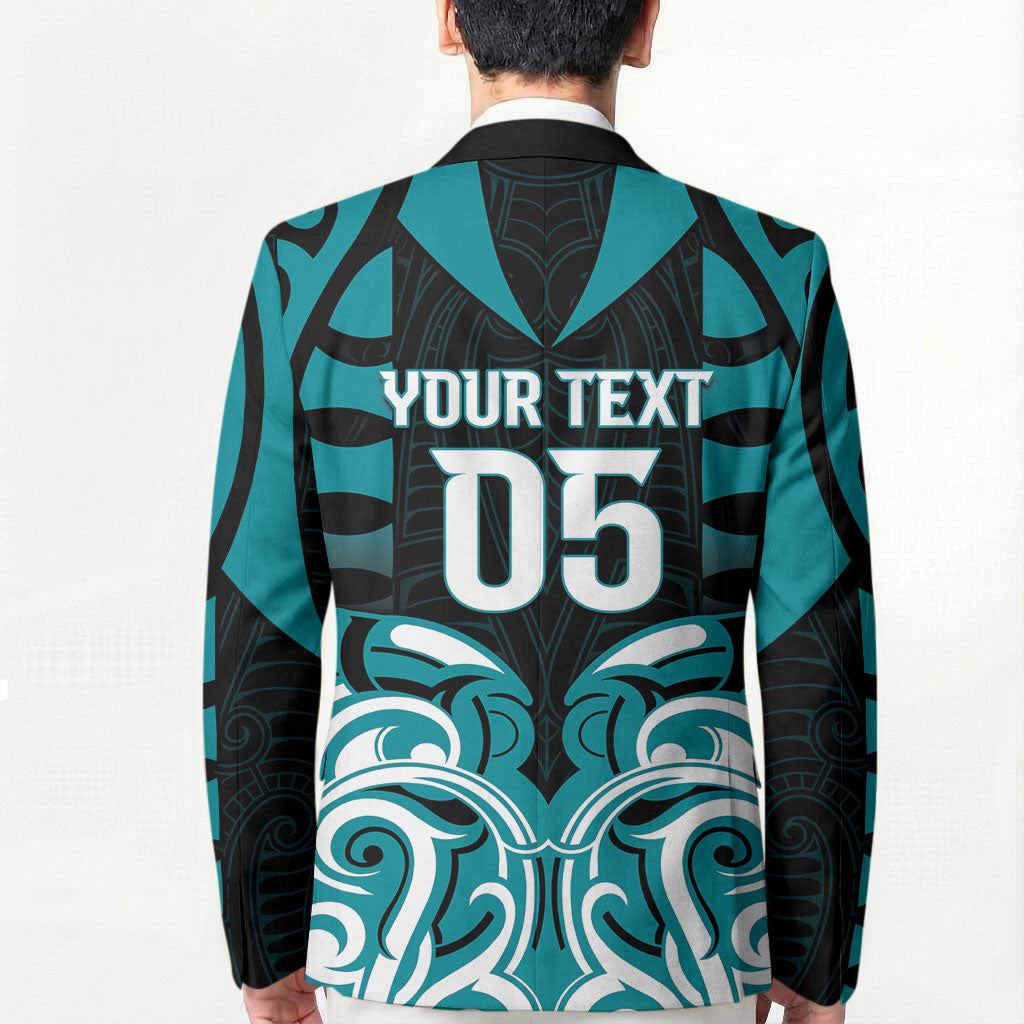 Custom Aotearoa Tapuika Blazer New Zealand Traditional Maori Pattern