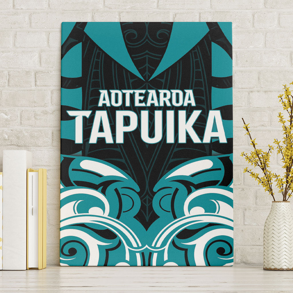 Aotearoa Tapuika Canvas Wall Art New Zealand Traditional Maori Pattern