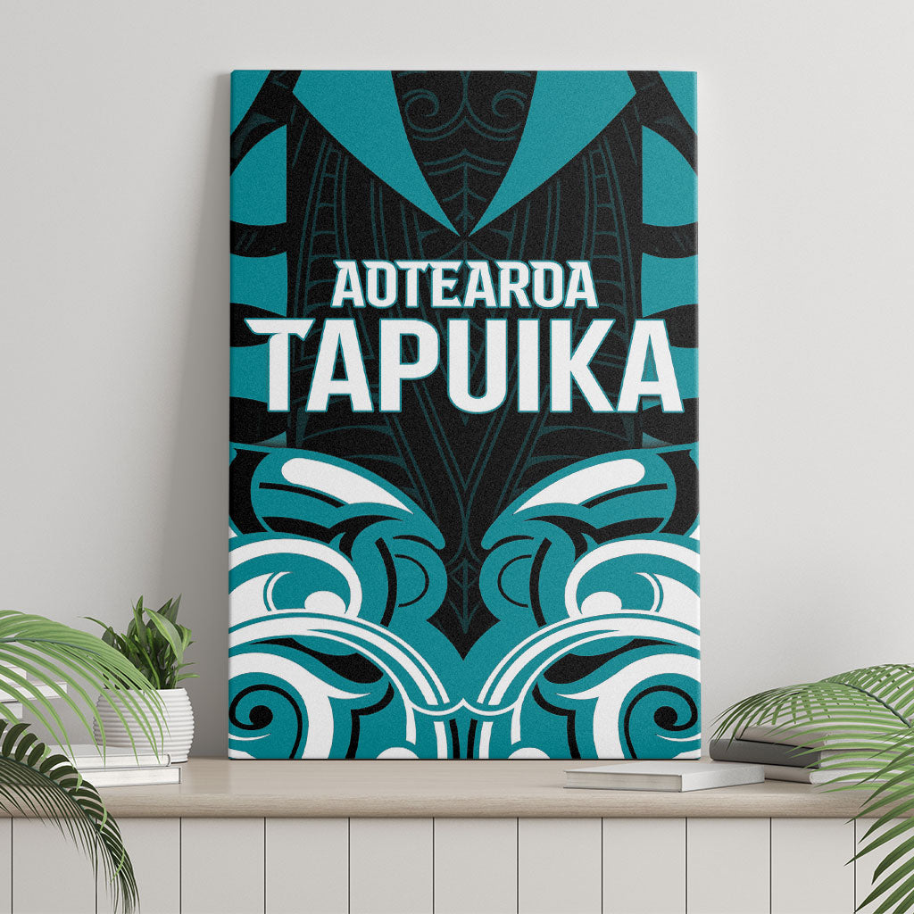 Aotearoa Tapuika Canvas Wall Art New Zealand Traditional Maori Pattern