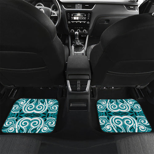 Custom Aotearoa Tapuika Car Mats New Zealand Traditional Maori Pattern