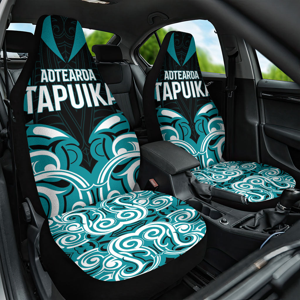 Aotearoa Tapuika Car Seat Cover New Zealand Traditional Maori Pattern